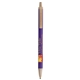 aerial view a purple barrel & metallic sand trim bic clic pen, image 2 of 2