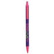 aerial view a purple barrel & pink trim bic clic pen, image 2 of 2