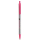 aerial view a silver barrel & pink trim bic clic pen, image 2 of 2