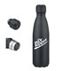 a matte black 17 oz stainless steel bottle