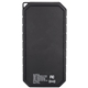 aerial view a black high sierra(r) ipx 5 solar fast wireless power bank, image 1 of 11