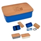 a group of harvest lunch set with bamboo lid