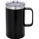 aerial view a black 18 oz urban peak(r) elevate vacuum camp mug, image 1 of 4