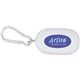 aerial view a white alertpod personal safety alarm key chain, image 1 of 3