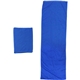 aerial view a royal blue krienes cooling sports towel, image 1 of 2