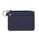 aerial view a blue heathered card wallet, image 1 of 7