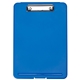aerial view a blue storage clipboard with metal clip, image 1 of 5