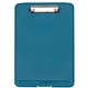 aerial view a teal storage clipboard with metal clip, image 1 of 5