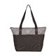aerial view a gray heather heather travel tote, image 1 of 2