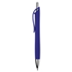 aerial view a blue 2746 barcelona softy pen with chrome accents, image 1 of 2