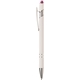aerial view a pink 674 ellipse softy white barrel metal pen w / stylus - colorjet, image 1 of 2