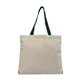 aerial view a green 554 sumatra - 10 oz cotton canvas tote bag, image 1 of 2