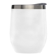 aerial view a white 11 oz escape double - wall stainless wine cup, image 1 of 3