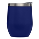 aerial view a royal blue 3591 11 oz escape double - wall stainless wine cup, image 1 of 2