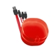aerial view a red carry all 3- in -1 set, image 1 of 2