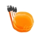 aerial view a orange carry all 3- in -1 set, image 1 of 2