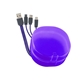 aerial view a purple carry all 3- in -1 set, image 1 of 2
