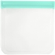 aerial view a mint reusable sandwich bag, image 1 of 2