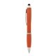 aerial view a orange olivia twist - action ballpoint pen, image 1 of 3