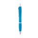 aerial view a light blue protector antibacterial ballpoint pen, image 1 of 3