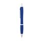 aerial view a blue protector antibacterial ballpoint pen, image 1 of 2
