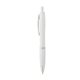 aerial view a white protector antibacterial ballpoint pen, image 1 of 3