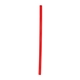 a red reusable standard straw, blank