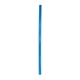 a blue reusable standard straw, blank