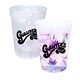 a group of 12 oz mood(tm) rainbow confetti cup