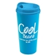 a cyan lid & cyan cup the roadmaster - 20 oz travel tumbler with auto sip lid