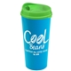 a lime green lid & cyan cup the roadmaster - 20 oz travel tumbler with auto sip lid