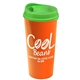 a lime green lid & orange cup the roadmaster - 20 oz travel tumbler with auto sip lid