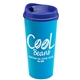 a royal blue lid & cyan cup the roadmaster - 20 oz travel tumbler with auto sip lid