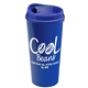 a royal blue lid & royal blue cup the roadmaster - 20 oz travel tumbler with auto sip lid