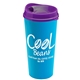 a violet lid & cyan cup the roadmaster - 20 oz travel tumbler with auto sip lid