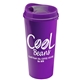 aerial view a violet lid & violet cup the roadmaster - 20 oz travel tumbler with auto sip lid, image 1 of 2