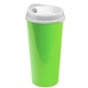 aerial view a white lid & lime green cup the roadmaster - 20 oz travel tumbler with auto sip lid, image 1 of 2