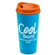 a orange lid & cyan cup the roadmaster - 20 oz travel tumbler with auto sip lid
