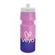 a white lid & pink to violet bottle 24 oz eco - friendly color changing sports bottle