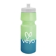 a white lid & green to blue bottle 24 oz eco - friendly color changing sports bottle