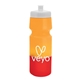 a white lid & orange to red bottle 24 oz eco - friendly color changing sports bottle