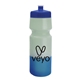 aerial view a royal blue lid & frost to blue bottle 24 oz eco - friendly color changing sports bottle, image 1 of 2