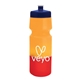 a navy blue lid & orange to red bottle 24 oz eco - friendly color changing sports bottle