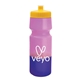 a yellow lid & pink to violet bottle 24 oz eco - friendly color changing sports bottle