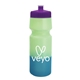 a violet lid & green to blue bottle 24 oz eco - friendly color changing sports bottle