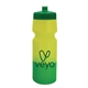 a green lid & yellow to green bottle 24 oz eco - friendly color changing sports bottle
