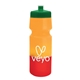 a green lid & orange to red bottle 24 oz eco - friendly color changing sports bottle