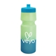 a cyan lid & green to blue bottle 24 oz eco - friendly color changing sports bottle