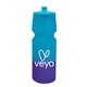 a cyan lid & blue to violet bottle 24 oz eco - friendly color changing sports bottle