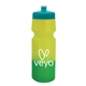 a teal lid & yellow to green bottle 24 oz eco - friendly color changing sports bottle